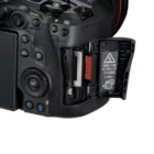 rear detail Canon EOS R5 Mark II camera rental Barcelona with articulating screen and professional controls
