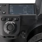 Fujifilm GFX100 II camera rental in Barcelona, front view of medium format mirrorless camera