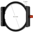 K&F Nano-X 100mm filter holder for square filters, high-precision aluminum system available for rental in Barcelona at openbcn studios.
