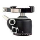 Rótula RRS BH-40 LR II con abrazadera Arca, diseñada para movimientos precisos y soporte estable en trípode.