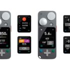 LIT DUO 1 professional light and color meter with LCD display, tactile physical controls, gray anodized aluminum body