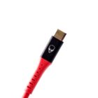 Cable Tether Area 51 Roswell Pro+ rojo con conector Micro-B y uSB-C para conexión estable en sesiones de fotografía tethered.